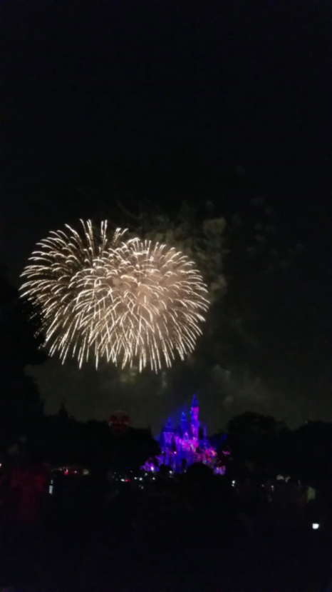 Fireworks show.